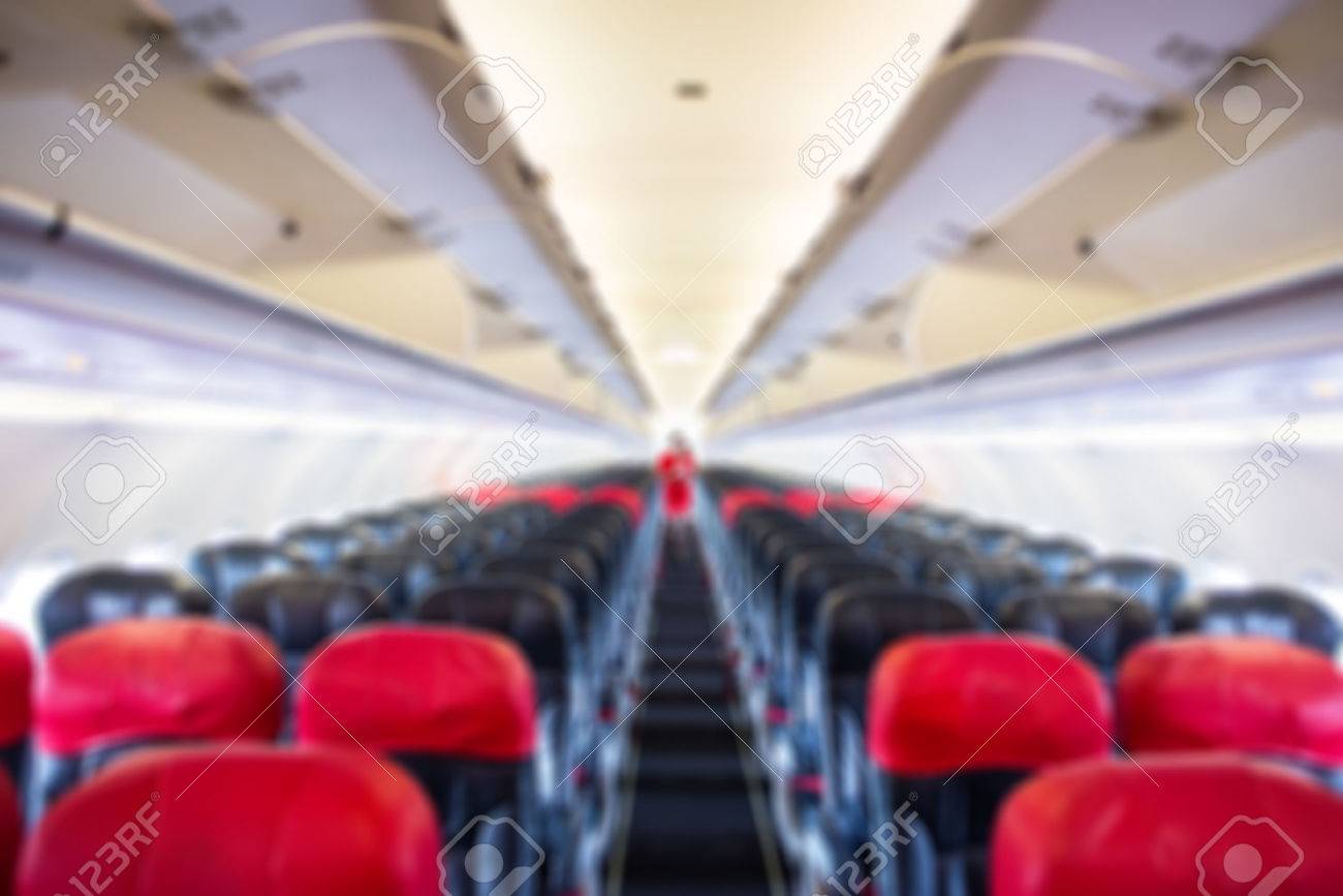 44116692-défocalisation-intérieur-de-l-avion-de-passagers